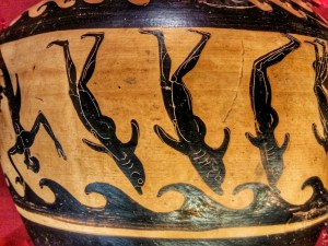 Vaso del pittore di Micali: dettaglio della rappresentazione del mito