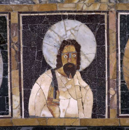 Il ritratto di Cristo o di filosofo nell'aula della domus di Porta Marina a Ostia